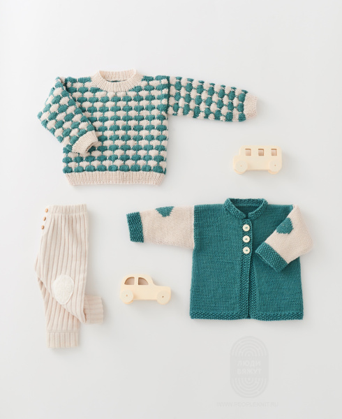 Пуловер, схема вязания на сайте Люди Вяжут