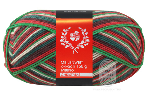 MEILENWEIT 6-PLY 150 MERINO CHRISTMAS, схема вязания на сайте Люди Вяжут
