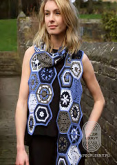Вяжем вместе с Лизой Ричардсон 8-я неделя, схема вязания на сайте Люди Вяжут
