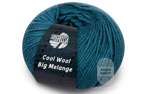 COOL WOOL BIG melange, схема вязания на сайте Люди Вяжут