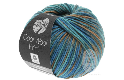 COOL WOOL print, схема вязания на сайте Люди Вяжут