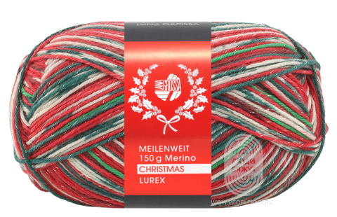 MEILENWEIT 6-PLY 150 MERINO CHRISTMAS LUREX, схема вязания на сайте Люди Вяжут