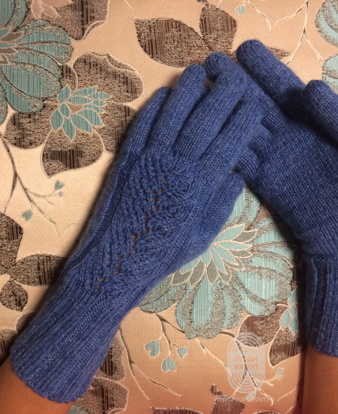 Lace Panel Gloves, схема вязания на сайте Люди Вяжут
