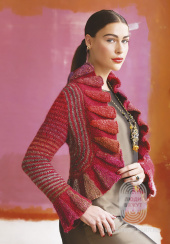 КОРОТКИЙ АЖУРНЫЙ ТОП, схема вязания на сайте Люди Вяжут
