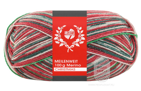 MEILENWEIT 100 MERINO CHRISTMAS LUREX, схема вязания на сайте Люди Вяжут