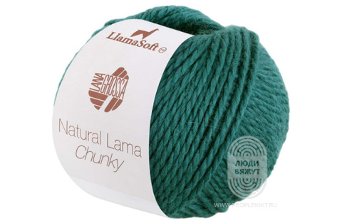 NATURAL LAMA CHUNKY, схема вязания на сайте Люди Вяжут