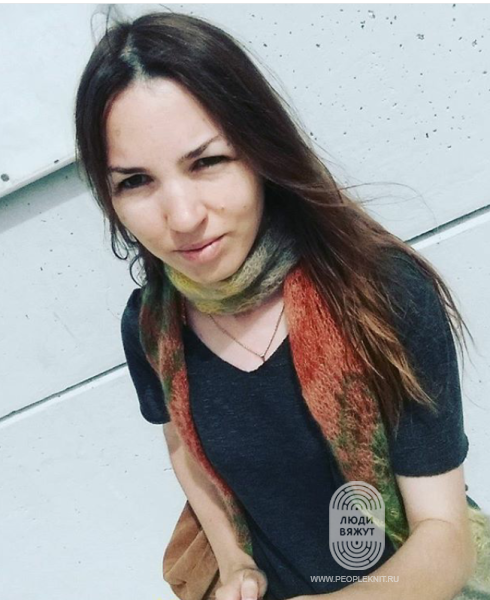 Шарф, схема вязания на сайте Люди Вяжут