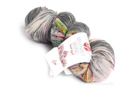 MEILENWEIT 100 MERINO hand-dyed, схема вязания на сайте Люди Вяжут