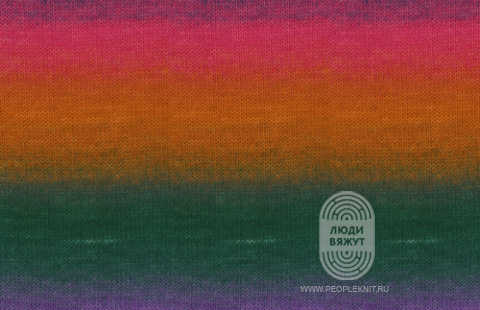 COOL WOOL BIG color, схема вязания на сайте Люди Вяжут
