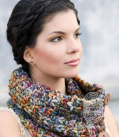 Rasta Neckwarmer, схема вязания на сайте Люди Вяжут