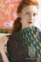 Reversible Cowl, схема вязания на сайте Люди Вяжут