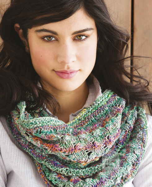 Lace Cowl, схема вязания на сайте Люди Вяжут