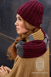 Снуд, схема вязания на сайте Люди Вяжут