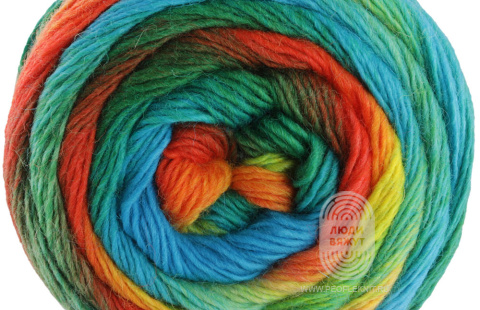 MEILENWEIT 100 COLOR MIX MULTI, схема вязания на сайте Люди Вяжут
