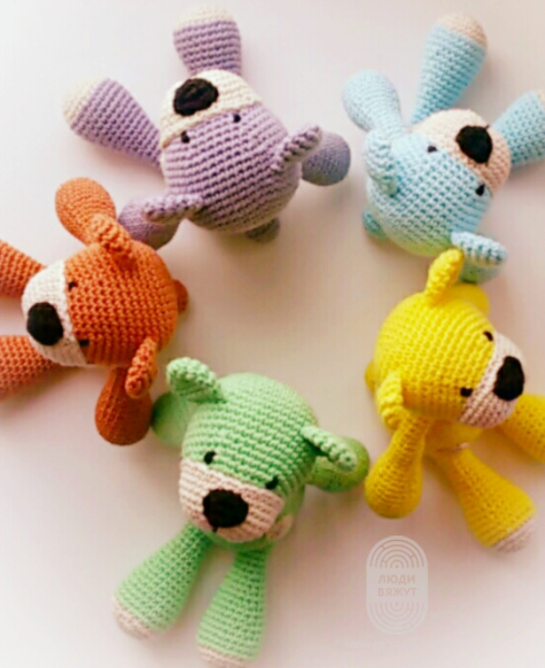 Мишутка Bram *mini*, схема вязания на сайте Люди Вяжут