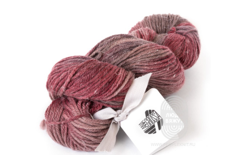 SLOW WOOL CANAPA hand-dyed, схема вязания на сайте Люди Вяжут