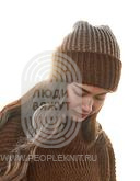 Двусторонняя шапка, схема вязания на сайте Люди Вяжут