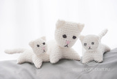 Маленькая кошка, схема вязания на сайте Люди Вяжут