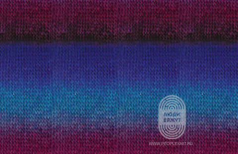 MEILENWEIT 100 COLOR MIX MULTI, схема вязания на сайте Люди Вяжут