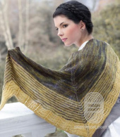 Scalloped Shawl, схема вязания на сайте Люди Вяжут