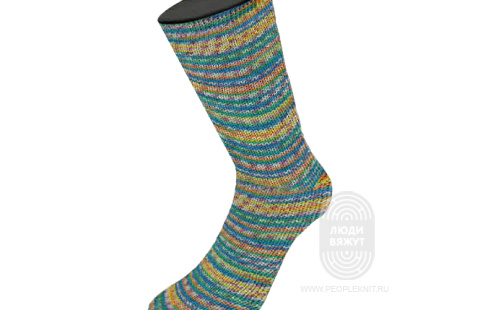MEILENWEIT 100 COTTON BAMBOO SOLE MIX, схема вязания на сайте Люди Вяжут
