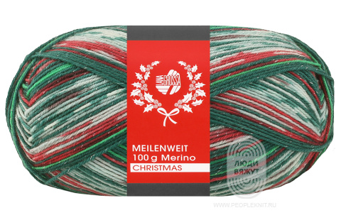 MEILENWEIT 100 MERINO CHRISTMAS LUREX, схема вязания на сайте Люди Вяжут
