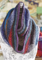 Color-Shift Cowl, схема вязания на сайте Люди Вяжут
