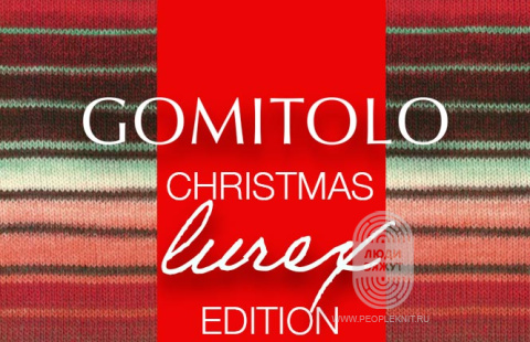 GOMITOLO CHRISTMAS EDITION lurex, схема вязания на сайте Люди Вяжут
