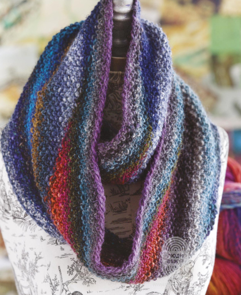 Color-Shift Cowl, схема вязания на сайте Люди Вяжут