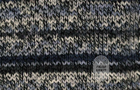 MEILENWEIT 6-PLY 150 DENIM MIX, схема вязания на сайте Люди Вяжут