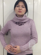 Цветущая сирень, схема вязания на сайте Люди Вяжут