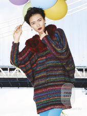 Batwing Pullover, схема вязания на сайте Люди Вяжут