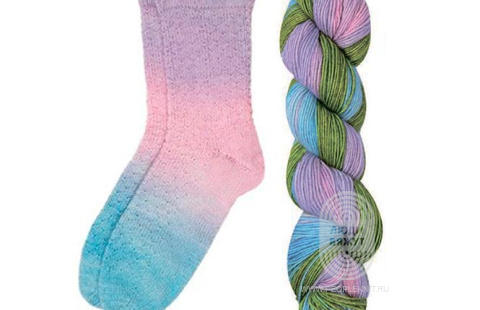 MEILENWEIT 50 SPECIAL hand-dyed, схема вязания на сайте Люди Вяжут