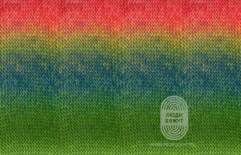 MEILENWEIT 100 COLOR MIX MULTI, схема вязания на сайте Люди Вяжут