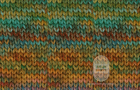 COOL MERINO BIG COLOR, схема вязания на сайте Люди Вяжут