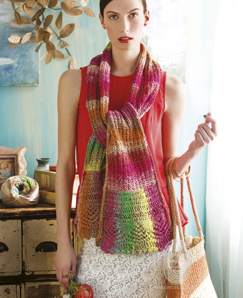 Fluted Scarf, схема вязания на сайте Люди Вяжут