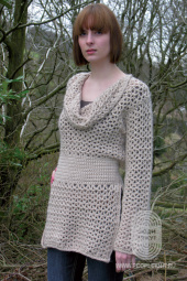 Crochet cowl neck, схема вязания на сайте Люди Вяжут