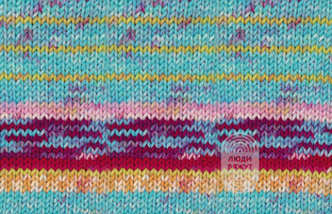 COOL WOOL 4 SOCKS print III, схема вязания на сайте Люди Вяжут