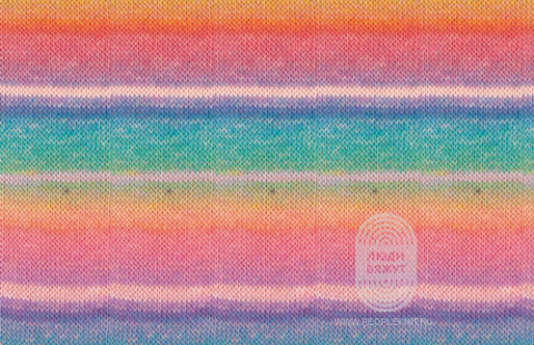 MEILENWEIT 100 RAINBOW, схема вязания на сайте Люди Вяжут