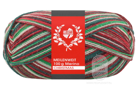 MEILENWEIT 100 MERINO CHRISTMAS LUREX, схема вязания на сайте Люди Вяжут