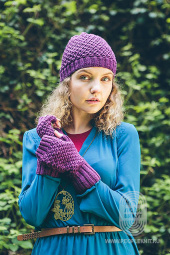 МИТЕНКИ FOXGLOVE, схема вязания на сайте Люди Вяжут