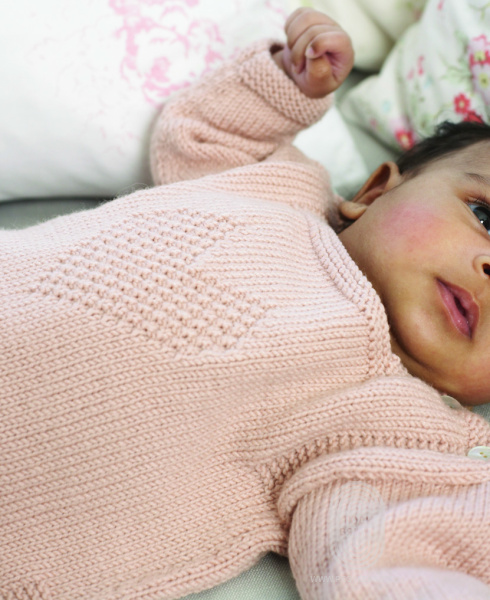 Свитер с сердечком, схема вязания на сайте Люди Вяжут