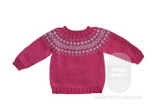 Пуловер, схема вязания на сайте Люди Вяжут