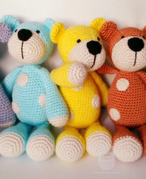 Мишутка Bram *mini*, схема вязания на сайте Люди Вяжут