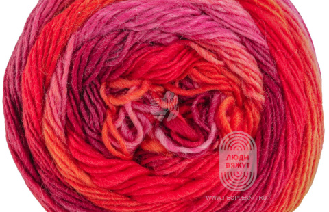 MEILENWEIT 100 COLOR MIX SOFT, схема вязания на сайте Люди Вяжут