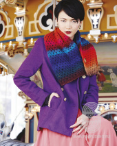 Convertible Button Cowl, схема вязания на сайте Люди Вяжут