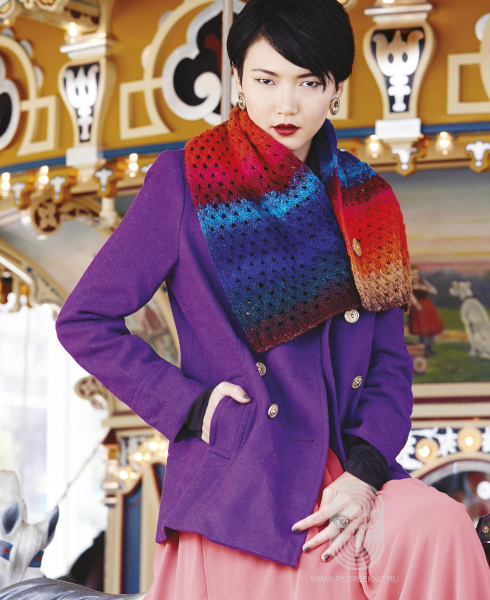 Convertible Button Cowl, схема вязания на сайте Люди Вяжут