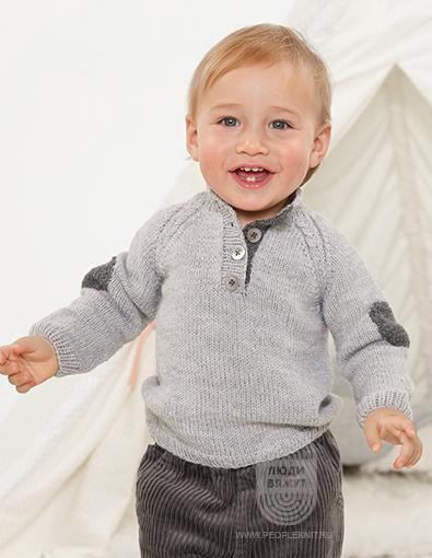 Пуловер-тройер, схема вязания на сайте Люди Вяжут
