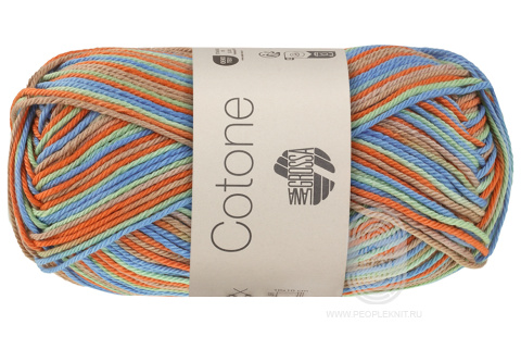 COTONE print/denim/spray/baby print/multi mouliné, схема вязания на сайте Люди Вяжут