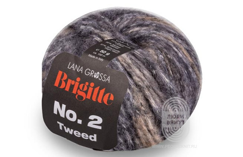 BRIGITTE No.2 TWEED, схема вязания на сайте Люди Вяжут